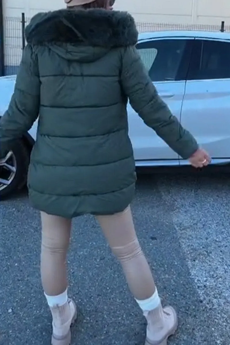 Women's Casual Hooded Thick Coat